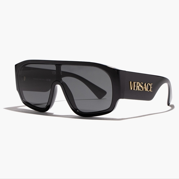NEW VERSACE WOMEN SHIELD SUNGLASSES VERSACE VE4439 GB1/87 - Picture 5 of 6
